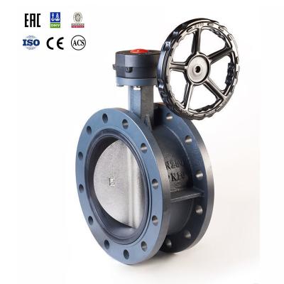 China Good price 6 inch high quality general type dn150 flange butterfly valve for sale