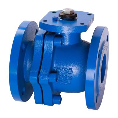 China High quality and general good price FC200 1 inch cast iron JIS 10k 2pcs ball valve CE approval for sale