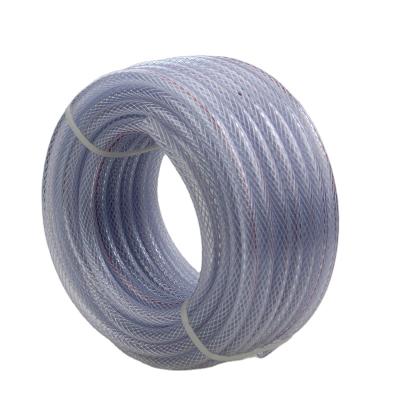 China Milk PVC Braided Vinyl Tubing Hose PVC Transparent Fiber Reinforced Hose for sale