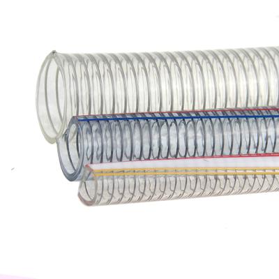 China Drawing and Conveying New Design PVC Water Cozy Steel Wire Spiral Compound Hose Tube Hose For Sale for sale