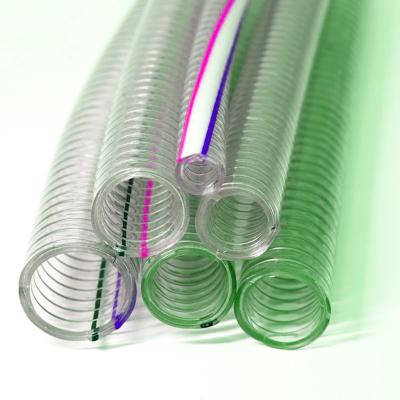 China Drawing and Conveying Water Design New Comfortable PVC Spiral Steel Wire Tube Hose Pipe Hose For Sale for sale