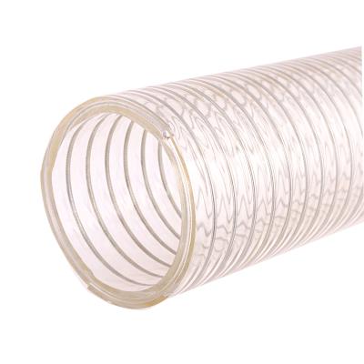 China Drawing and conveying water factory supply PVC fiber and flexible steel wire composite pipe wire reinforced with great price for sale