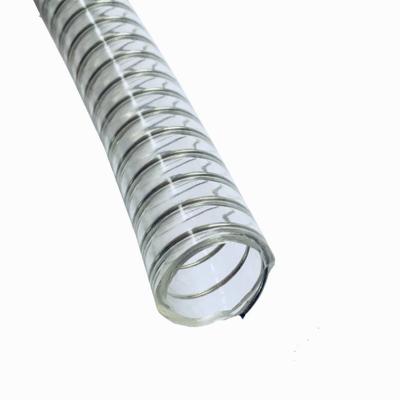 China Drawing and Conveying Food Grade Steel Wire Hose Water Flexible Transparent Vacuum Line Tube Plastic PVC Hose with Lowest Price for sale