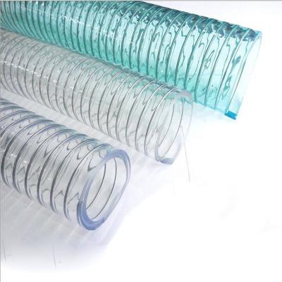 China Drawing And Conveying Water Food Grade Flexible Steel Wire Hose PVC Pipe Wire Reinforced China Supplier for sale