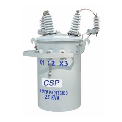 China Low Power Loss No Pollution 167KVA 13.8kv 120/240V Single Phase Pole Mounted Transformer for sale