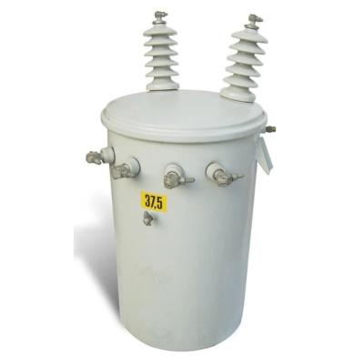 China Industrial Power 75KVA 34.5kv 240/480V Single Phase Electric Pole Mounted Transformer for sale