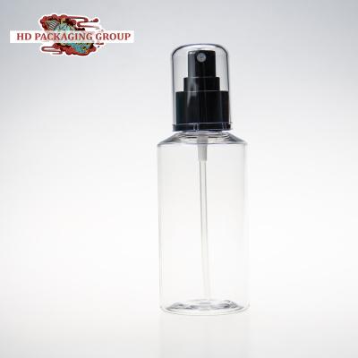 China Household Products In Stock Clear OEM Luxury Empty Lacquer Plastic Bottle 100ml 150ml 250ml 300ml for sale