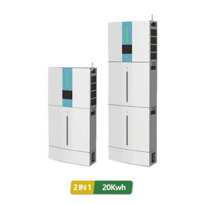 China No need to consider whether the battery matches Home Inverter Deep Cycle 10Kw Use Lifepo5 Modular Solar Hybrid Energy Storage System Pack All In One Inverter And 48V Lithium Battery for sale