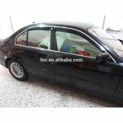 China Window Visor Door Shade Window Deflector Duct Shade for 5 Series (E39) 4dr (with 12mm Chrome Mount) BM03-M for sale