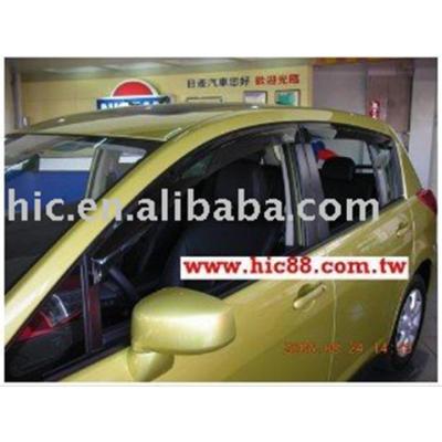 China Wind Deflectors Door Sun Visor Window Shades For Nissan Tiida 5dr VERSA (C11) LATIO 5dr Hatchback Ni21 for sale