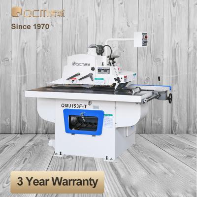 China High Quality Qcm QMJ154 Horizontal Woodworking Machinery F-T Wood Cut Table Saw Chip Rip Saw For Timber Single for sale