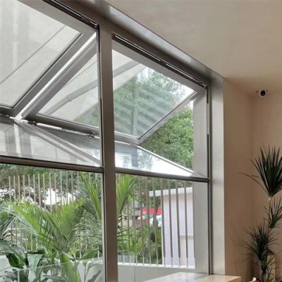 China Folding Screen Aluminum Alloy Vertical Folding Window Manual Push And Pull Bi-Folding Window for sale