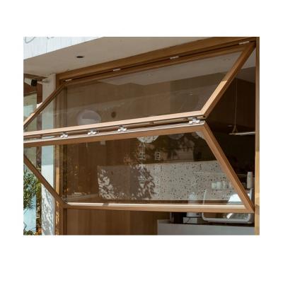 China Aluminum Alloy Top Soundproof Manual Screen Deda Brand Large Folding Vertical Folding Windows for sale