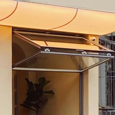 China Deda Kitchen Bi-Folding Windows Folding Screen Windows Vertical Aluminum Glass Folding Glass Windows for sale