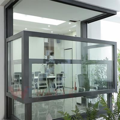 China Automatic Hot Sale Aluminum Profile Vertical Sliding Tint Glass Window for sale