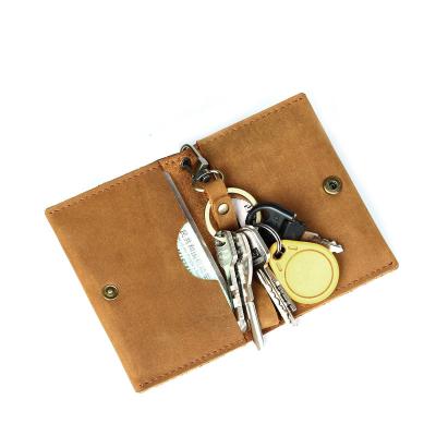 China High Quality Genuine Fashion Business Slim Removable Key Credit Card Chain Holder for sale