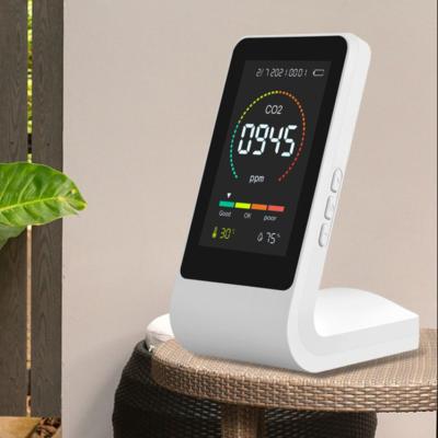 China Indoor Temperature Monitor Air Quality Warehouse Greenhouse /New Car /New Room /Bedroom Gauge Meter Air Monitor CO2 Carbon Dioxide Detector humidity for sale