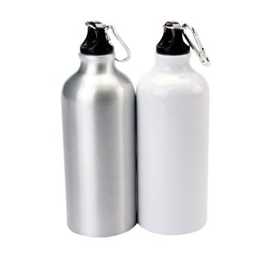 China Sustainable Sports 400ml Empty Aluminum Water Bottle For Sublimation With Lid for sale