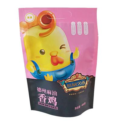 China Custom Printed Logo Roast Chicken Turkey Plastic Packaging Bag Food Grade Transparent Moisture Proof Food Packaging Bag for sale