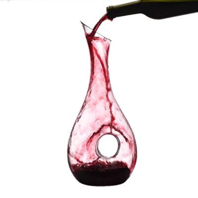 China Wholesale Glass Clear Decanter custom logo Lead-free Crystal Glass Wine Decanter glass For Red Wine à venda