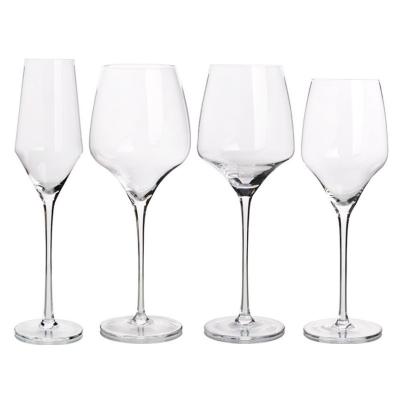 China Lead Free Goblet Wine Glass Mug Tasting Red Wine Glass Custom Logo Wedding, Restaurant Crystal Clear Wine Glass à venda