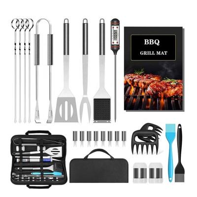 China Camping Barbecue Accessories Tools Set Portable Grilling Tool Box Set With Multi Tool for sale