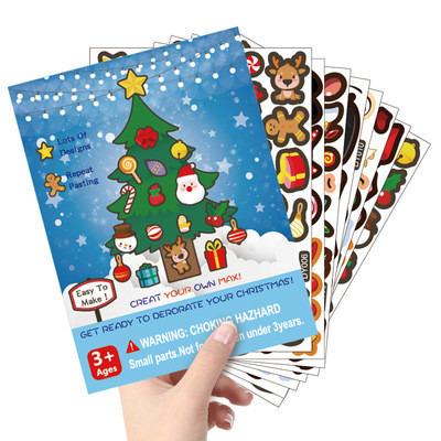 Китай Cartoon Logo Christmas Indoor Room Decoration Stickers Diy Decorative Waterproof Vinyl  Stickers продается