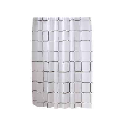 China 100% Peva Waterproof Indoor Room Decoration Mildew Proof Shower Curtain For Bathroom Shower Curtains à venda