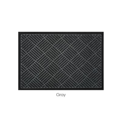 중국 Waterproof Easy Clean Durable Natural Rubber Door Mat Non-slip Heavy Duty Mat 판매용