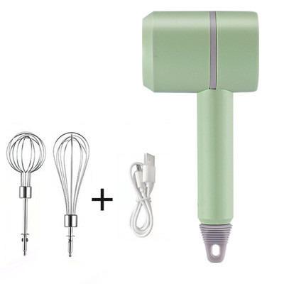 China Home Cake And Egg Baking Wireless Handheld Rechargeable Mixing Electric Whisk for sale