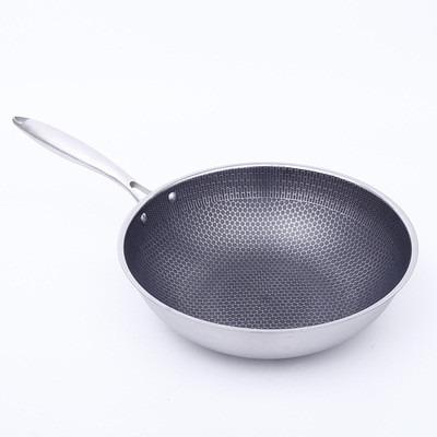 China Multifunctional Kitchen Cooking Utensils Traditional Kitchen Stainless Steel Non-stick Cooking Pan Set for sale