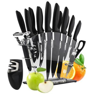 China 17 pcs Kitchen Cooking Utensils Kitchen Knife Set Chef cooking Knife Set for sale