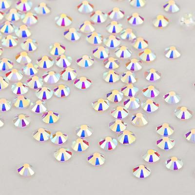 China Hot Fix Diamond Stone Flat Back Crystal Rhinestone In Bulk Non Glass Crystal Rhinestones Red Volcano Effects Flatback Factory Wholesale for sale