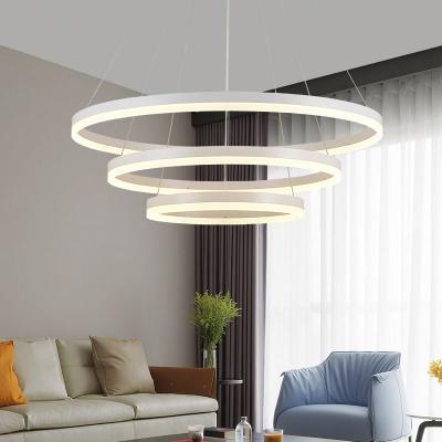 China Modern American Indoor Ceiling Light Retro Restaurant Frosted Glass Industrial Modern Chandeliers for sale