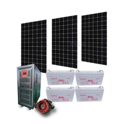 China 5kw Home Solar PV System Kit 5kw Solar System Home Power Solar Lighting Kit for sale