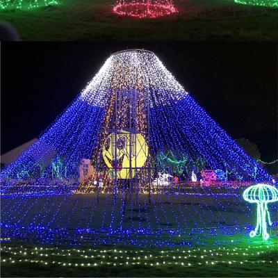 China Theme Park Outdoor Heat Resistant Festoon Micro Solar Decoration S14 Led String Lights for sale