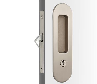 China Adjustable House Door Locks Sliding Gate Lock Zinc Alloy Round Face Pulls for sale