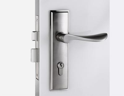 China Satin Nickel Mortise Door Lock / Room Door Mortise Latch Lock Zinc Alloy for sale