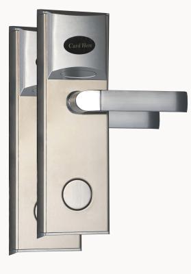 China Satin Stainless Steel Modern Electronic Door Lock / Entrance Lock For Hotel for sale