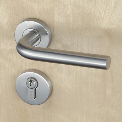 China Silver SUS304 Stainless Steel Escutcheon Lock Fire Proof For Residential for sale