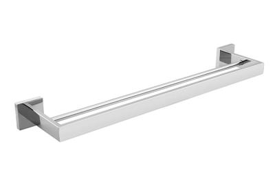 China Concealed Screw Mounting Bathroom Accessory Double Towel Bar Dependability for sale