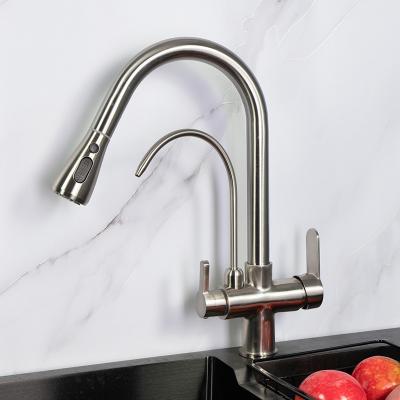 Китай Multicolor умная нержавеющая сталь пути Faucet воды 3 кухни раковины продается