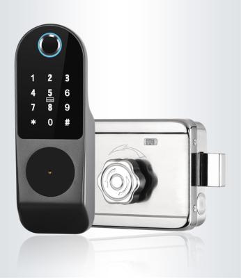 China Smart Keyless Biometric Fingerprint Deadbolt Door Lock for sale