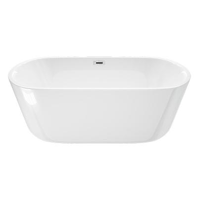 China ASTM Non Slip Classic Oval Shape Acrylic Freestanding Bathtub for sale