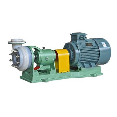 China FSB Industrial Explosion Proof Material Chemical Washing And Cleaning PTFE Centrifugal Pump For HNO3 HCL, H2SO4, etc. for sale