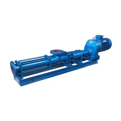 China Low Speed ​​Utilities G Cavity Slurry Pump Single Screw High Viscosity Industrial Progressive Pump for sale