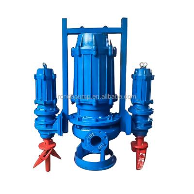 China Other QWS Non-Clog Chrome Alloy High Wear-Resistant Electric Submersible Sand Pump With Dispenser for sale