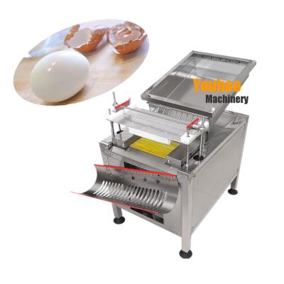 China Snack Factory 304 Stainless Steel Chicken Egg Shell Crusher Opener Machine Small Egg Shelling Machine Price for sale