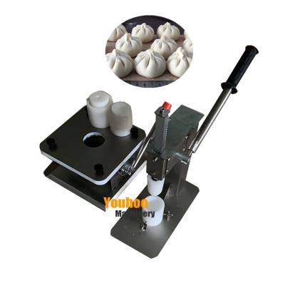 China Semi-automatic Hand Roll Machine Chinese Home Use Steam Roll Making Cutting Machine with cheap price for sale