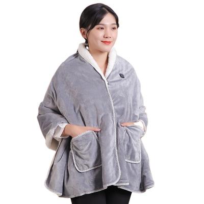 China PORTABLE Radio Heated Electric Blanket Clothes Heating Travel USB Blanket for sale